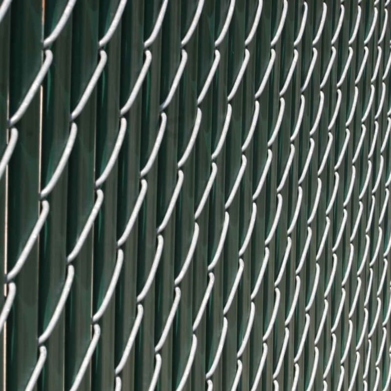 Slatted Chain Link Fencing - Whatcom County Washington