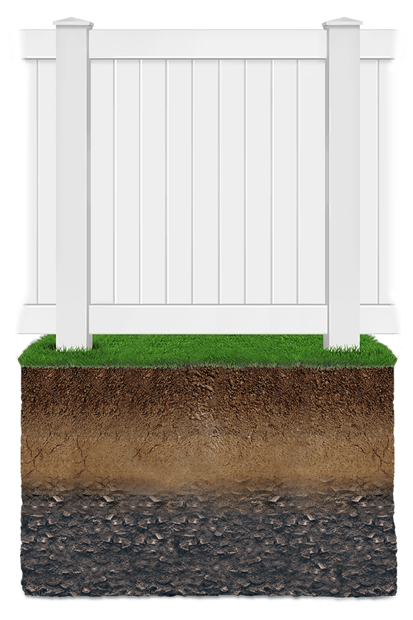 No dig vinyl fence company in Whatcom County Washington