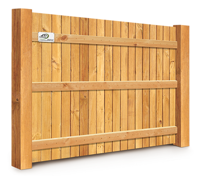 Wood fence styles that are popular in Burlington WA